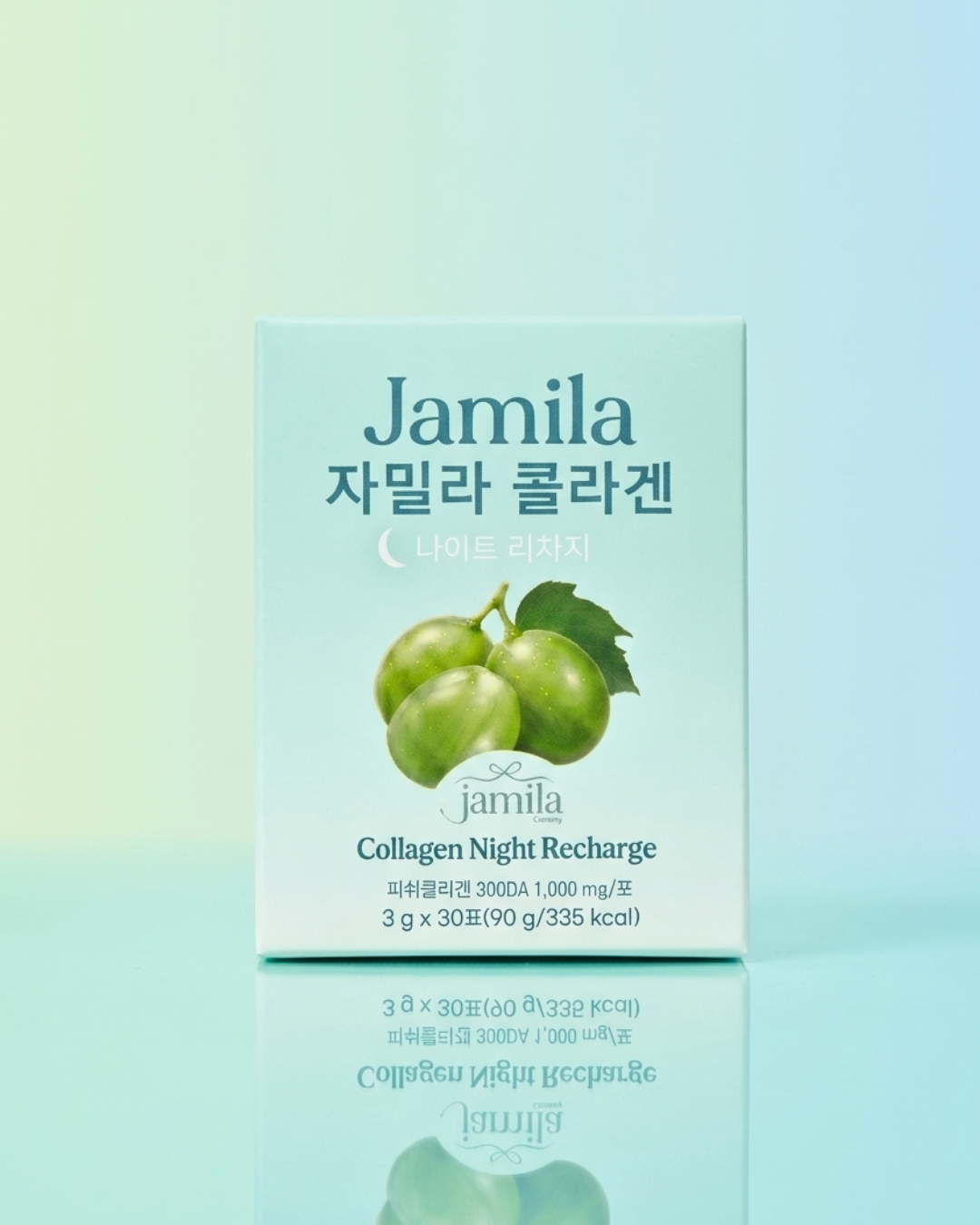 Jamila Collagen Night Recharge Low-Molecular Fish Collagen & Glow Skin -30 Sticks