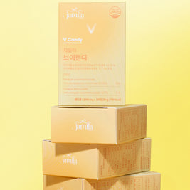 Jamila V-Candy Pineapple Flavor Slimming & Anti-Puffiness Tablets (30 Tablets x 2)