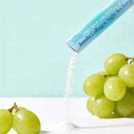 Jamila Collagen Night Recharge Low-Molecular Fish Collagen & Glow Skin -30 Sticks